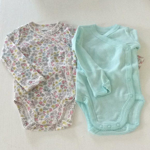 side snap newborn onesies